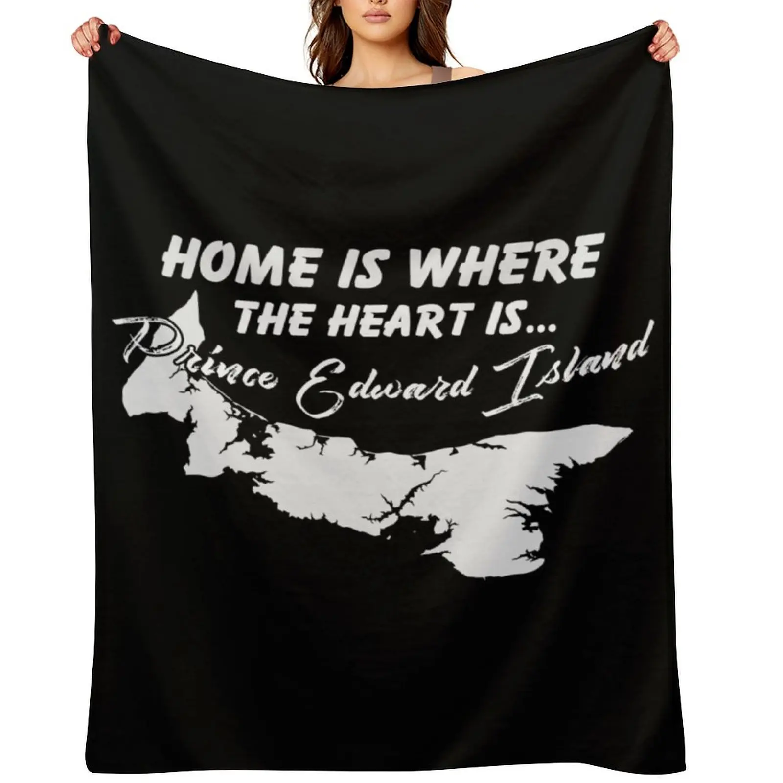Prince Edward Island Home - Home is Where the Heart Throw Blanket Luxury Thicken Thins Weighted Blankets
