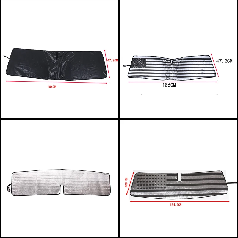 

Car Windshield Foldable Sun Shade Visor Cover Block Reflector Portable Breathable Anti UV Protector for Hummer H2 2003-2009