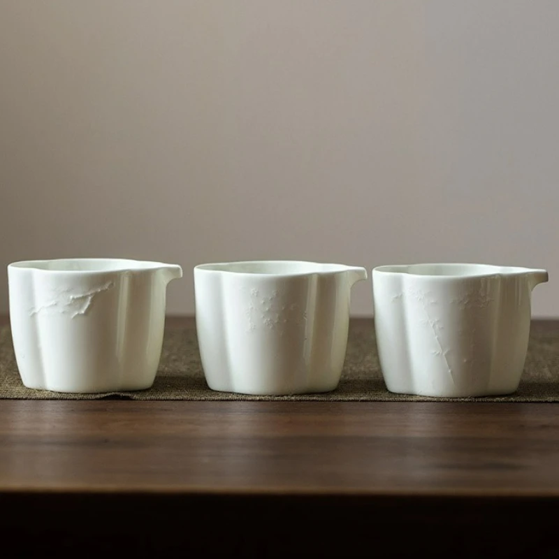 

Retro Ceramics Fair Cup Tea Pitcher Teacup Creative Heat-resistant Cha Hai Household Justice Cup Teaset Drinkware Accessories