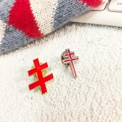 Masonic 33rd 14rd Degree Scottish Rite Cross Lapel Pins and Brooches Masons Soft Enamel Freemasons Knight Masonry Metal Badges