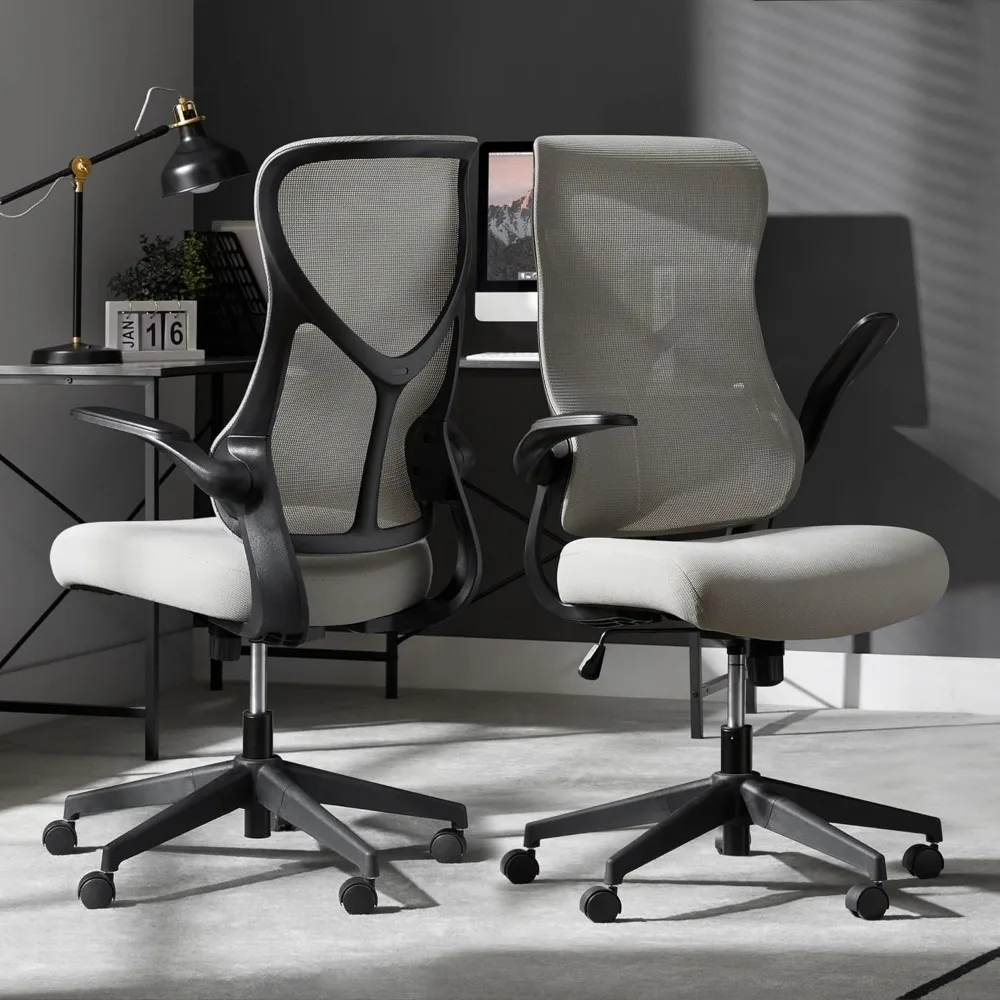 Ergonomic Mesh Office Chair with Lumbar Support, High-Back Design with Wheels Computer Swivel Desk Gaming Work Chair for Adults,