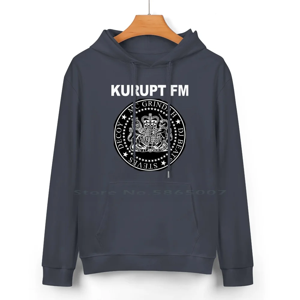 Kurupt Fm Pure Cotton Hoodie Sweater 24 Colors Kurupt Fm People Nothing Mc Grinds Grindah Dj Steves Decoy Chabuddy G Grime