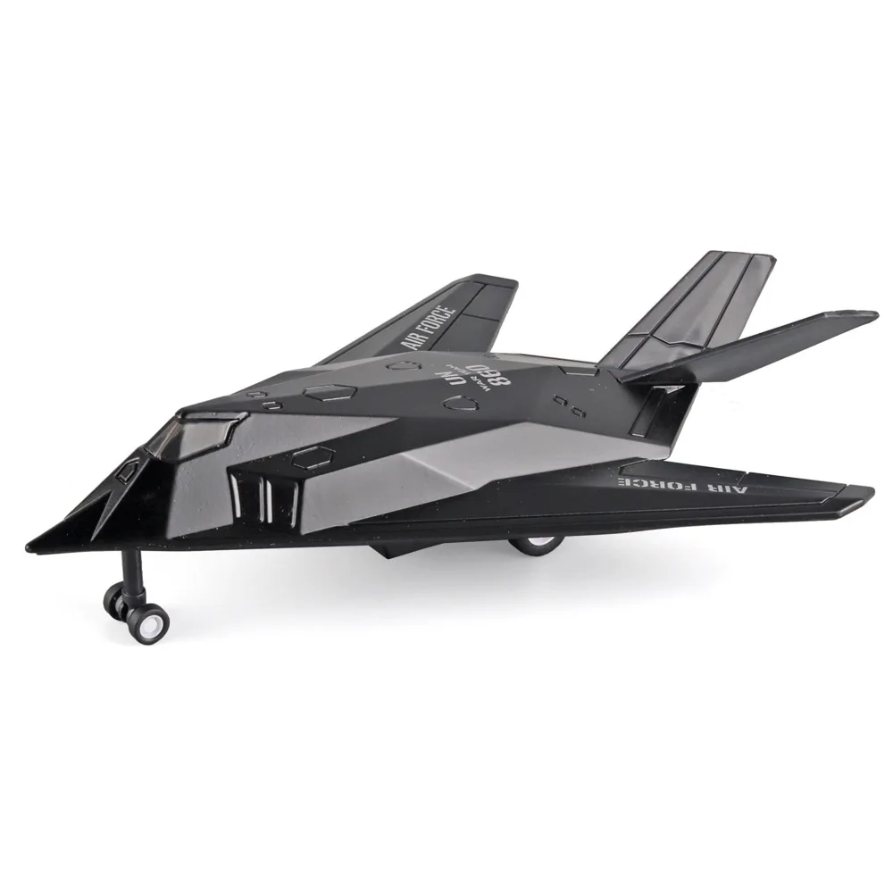 ABS F117 Nighthawk Stealth Fighter Aircraft Plastic Model Military Model Plane Model For Boy Gift With Box Collection