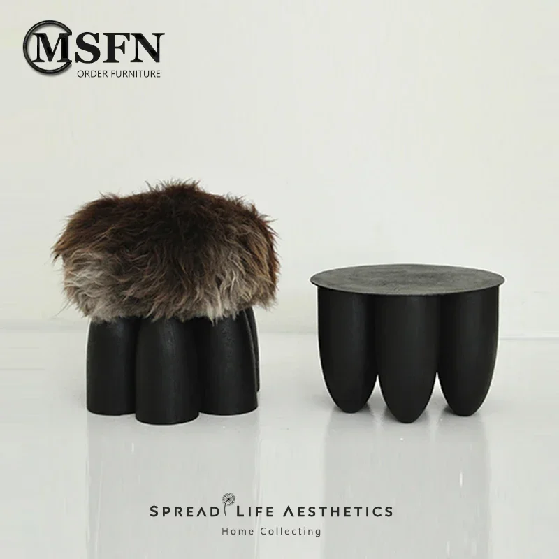 Bedroom Small Bullet Low Stool Living Room Sample Room Small Stool New