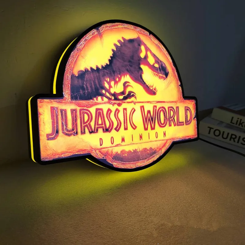 Custom LED Lightbox 3D Print Desktop Nightlight Personalized Wall Decor for Cinema Game Room Movie Room Kids Illuminated Gifts