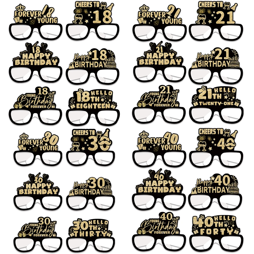 30th 40th 50th 60th حفلة عيد ميلاد صور نظارات كابينة تصوير الدعامة الجدة نظارات الحفلات لمدة 30 سنة حفلة عيد ميلاد لوازم