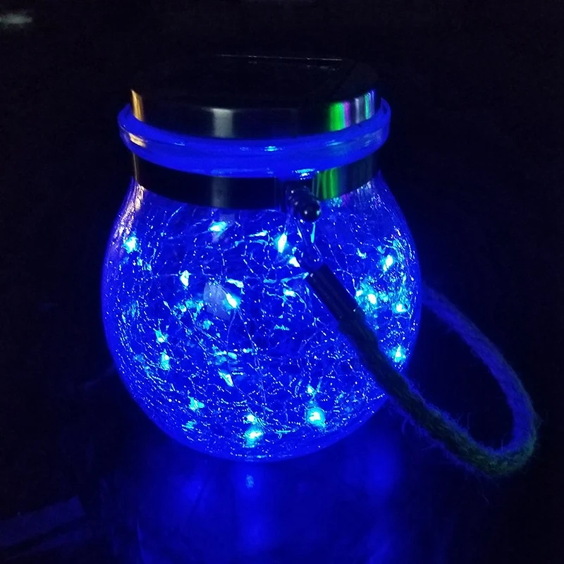 Solar Lantern Garden Decoration Hanging Solar Lights Strip 30Pcs LED Waterproof Outdoor Lantern Decorate Yard Lawn