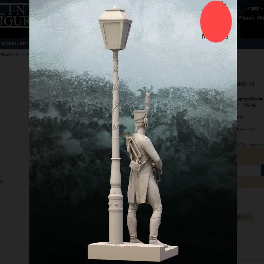 1/24 レジンモデルフィギュア GK 未組立・未塗装キット