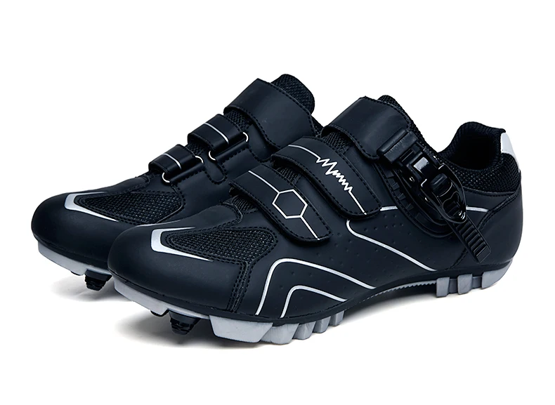 SPD-Rennradschuhe mit Stoßdämpfung und Langlebigkeit, geeignet für Rennen auf Langstreckenstraßen, MTB-Mountainbike-Offroad-Fahren – Detail 24