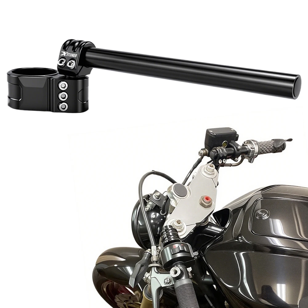 

Fit For Aprilia RSV Mille Tuono 2002 2003 2004 2005 50mm Motorcycle Adjustable Clip On Ons Fork Handlebars Handle Bar Cafe Racer