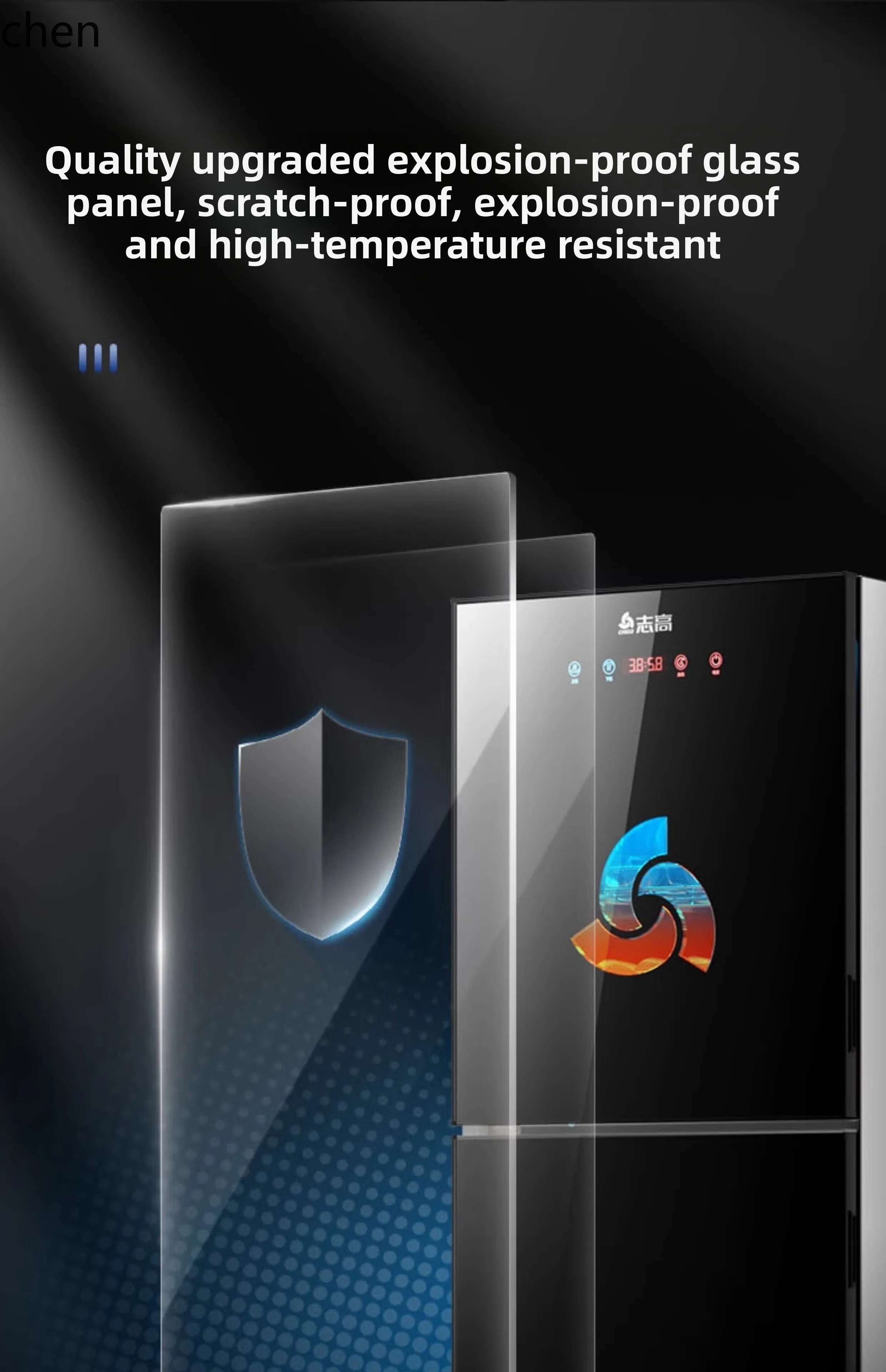 LXC ตู้ฆ่าเชื้อในครัวเรือนเชิงพาณิชย์อบแห้งตู้ฆ่าเชื้อสแตนเลสขนาดเล็กท่อระบายน้ําฟรีห้องครัวเดสก์ท็อป