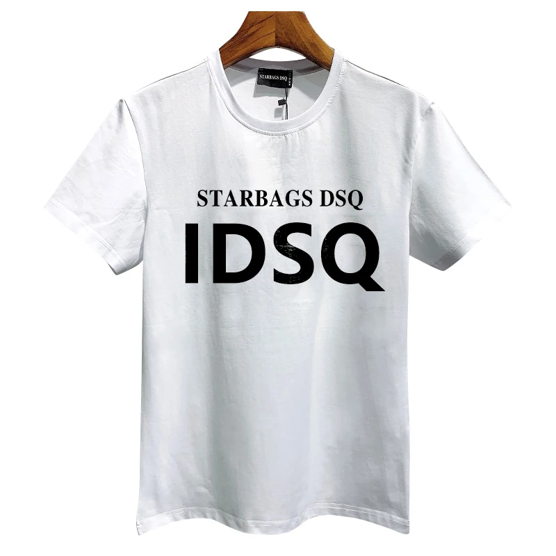 Starbags dsq 2024 new style Short Sleeve T-shirt Men\'s Letter Print Summer Cotton Fashion Italian trend top quality men gift box