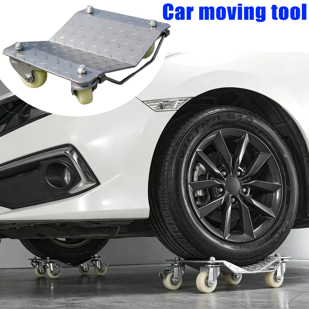 Car Mover Vehicle Dolly Wheel Moving Tool Property Tow Dolly Motorcycle Mover Simple Universal Wheel Moving