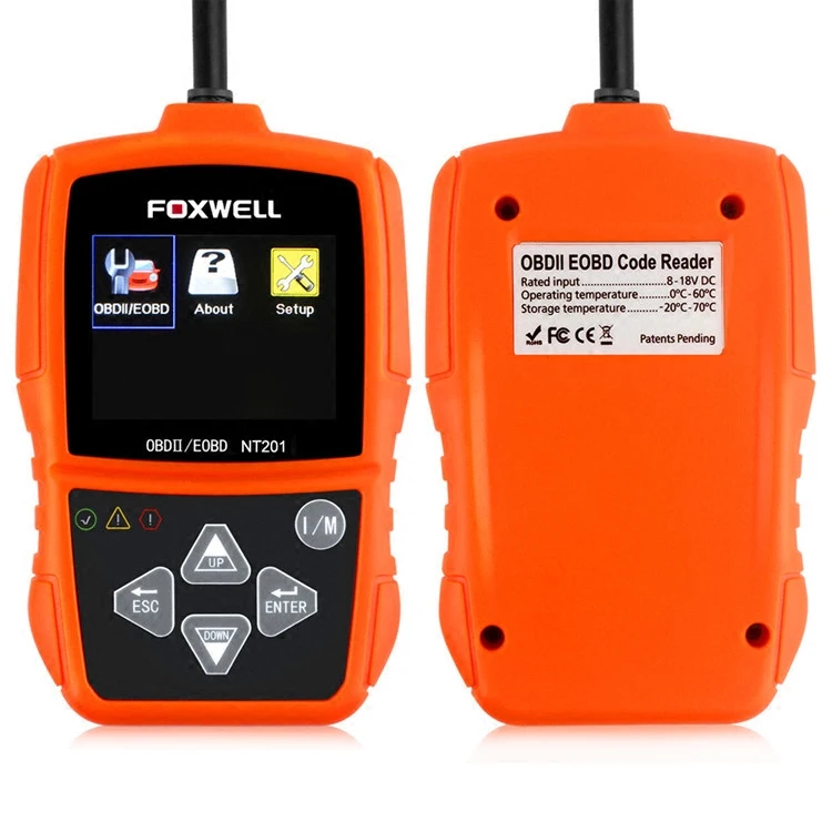 Automatic diagnostic scanner Foxwell NT201 OBDII CAN reader OBD2 diagnostic scanning tool