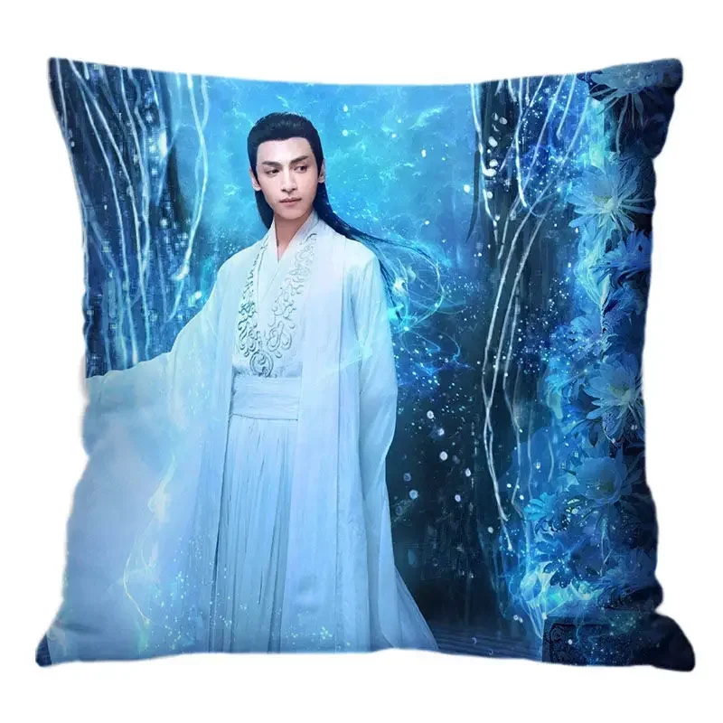 Luo Yunxi Pillowcase Pretty Scholar Same Paragraph Star Photo Poster Cushion Cover Surrounding Souvenir Pillow Covers Decorative