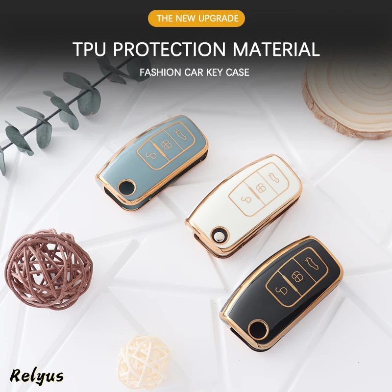 

Fashion TPU Car Key Cover Case Protector Shell For Ford Fiesta Focus 2 Ecosport Kuga Escape Falcon B-Max C-Max Eco Sport Galaxy