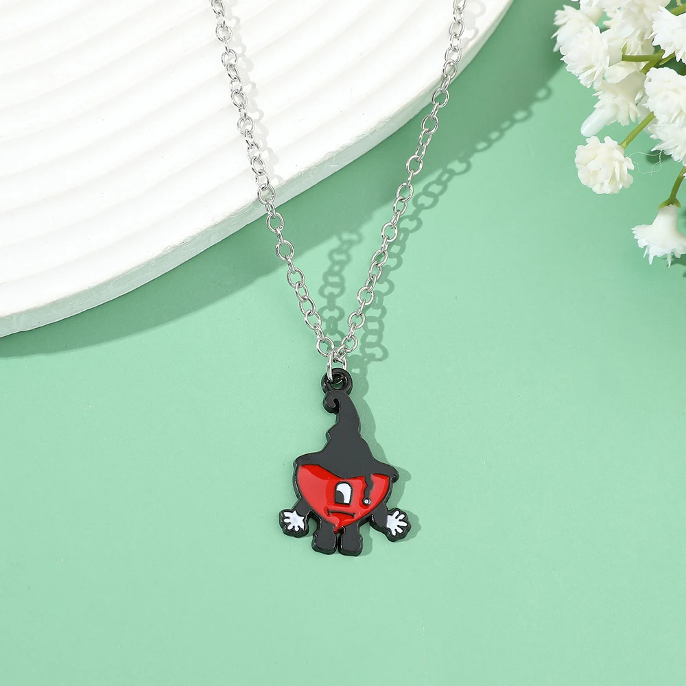 Cartoon Cute Character Necklace Creative Personality Pendant Women Men Jewelry Accessories fashion Gift