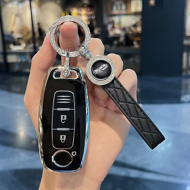 

TPU Car Key Case Cover Shell For Nissan X-trail T33 Qasqhai J12 Qashqai 2022 Juke 2023 Ariya Altima Teana Keychain Accessories