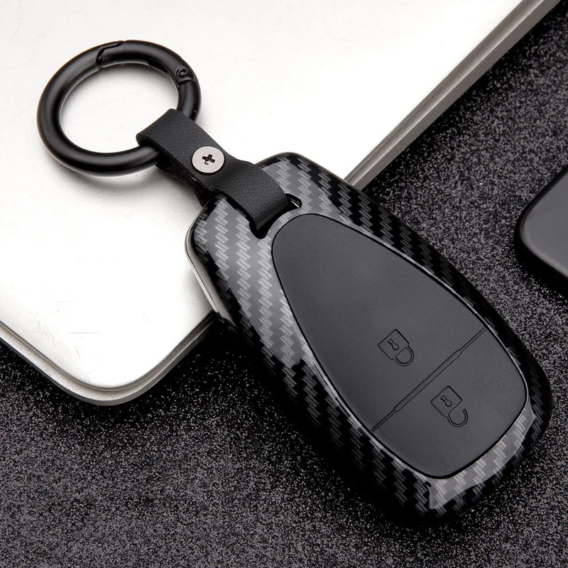 ABS Carbon fiber Car Remote Smart Key Case Cover For chevrolet cruze spark camaro Volt Bolt Trax Malibu Auto Key Shell Accessori