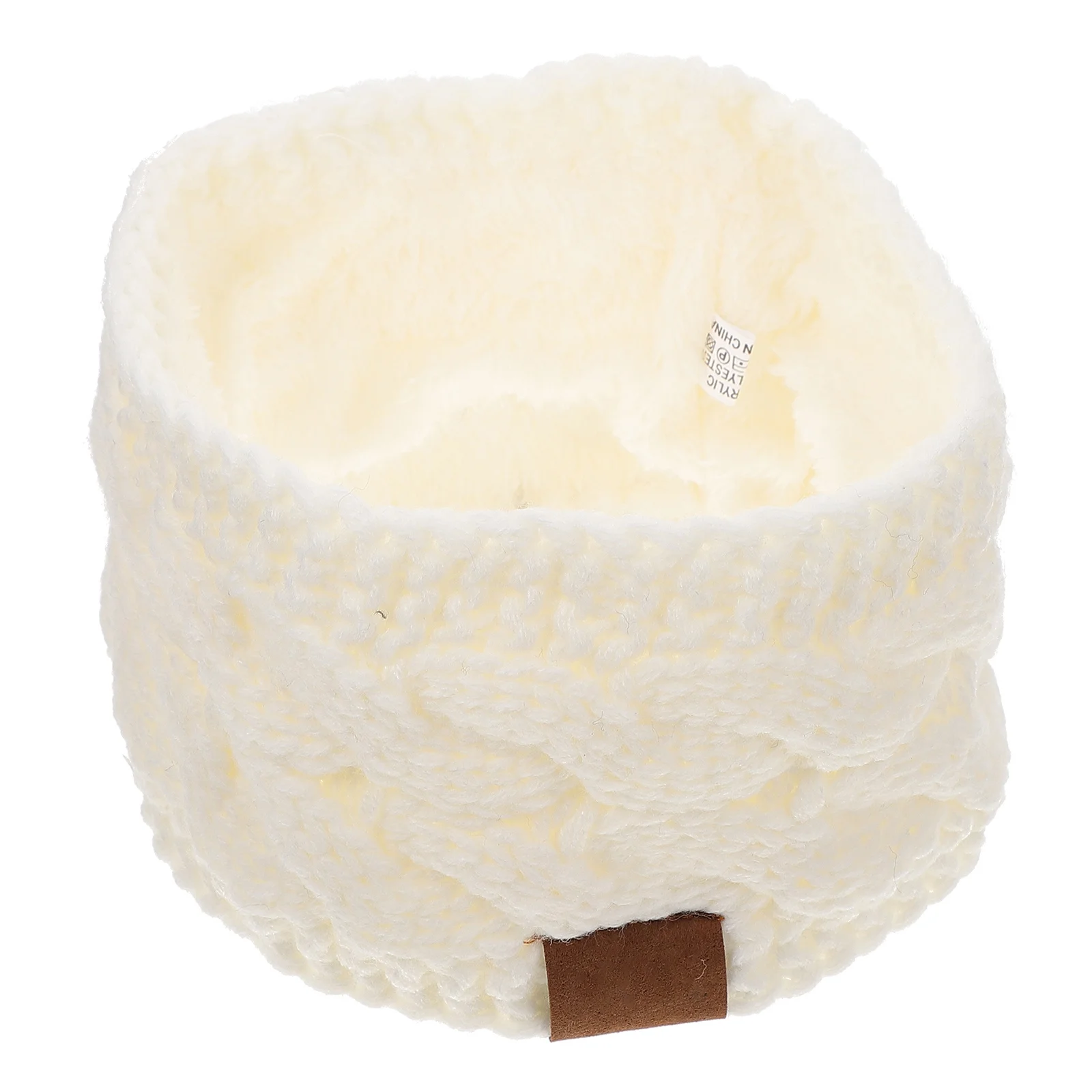 

Knitted Lined Hairband Warm Stretchy Winter Headwear For Women Girls Thickened Hair Accessory Wide Brimmed Exercise Yoga Home