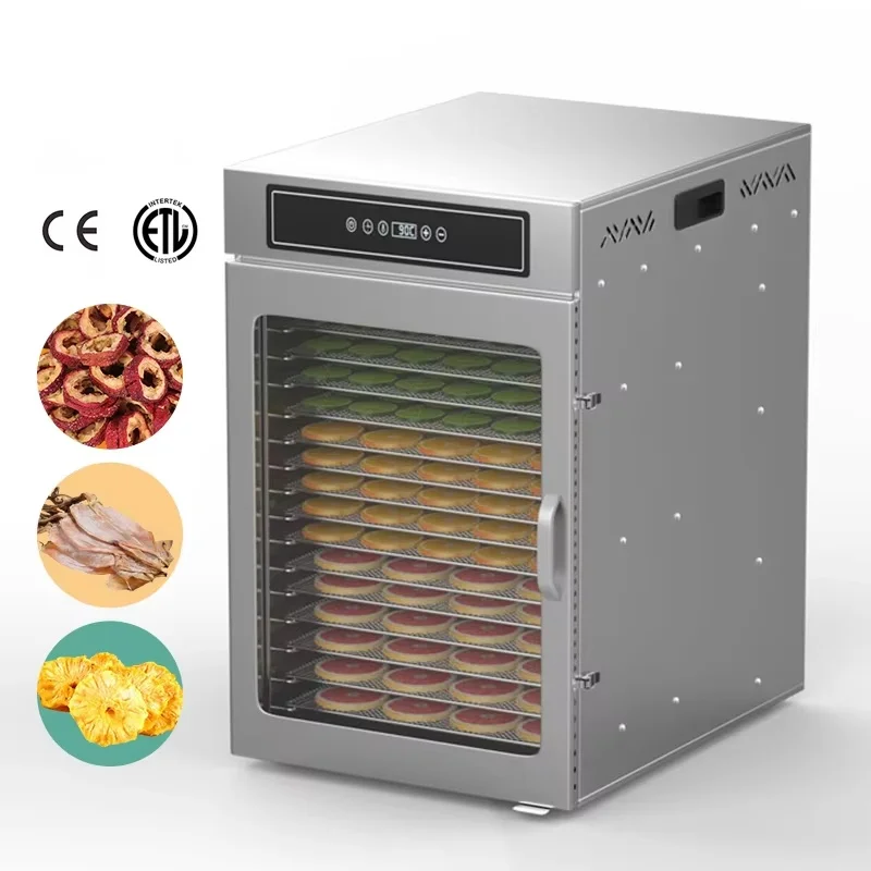 

LTPK LT-156 16 Trays 16-layer Fruit Dryer Food Dehydrator Vegetable Herbal Seafood Meat Dehydrator
