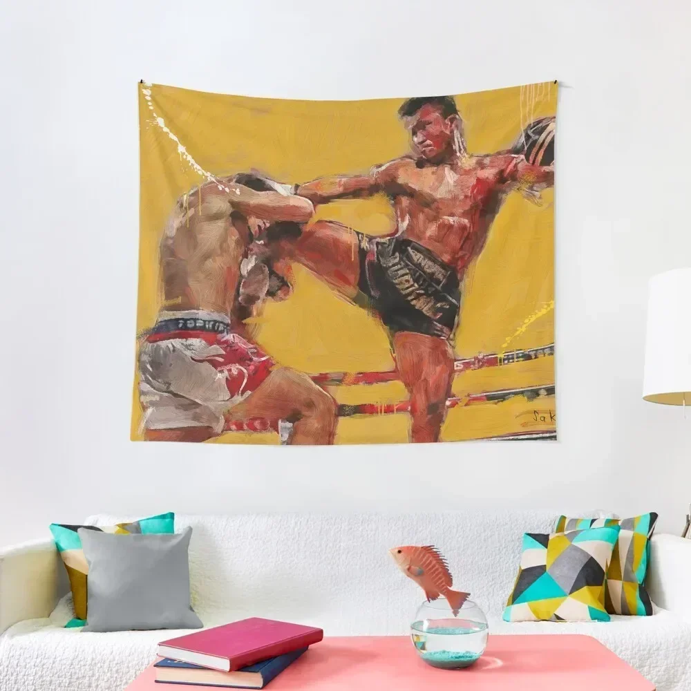 

Muay Thai 012 Tapestry Decorative Wall Mural Aesthetic Room Decor Wallpapers Home Decor Tapestry