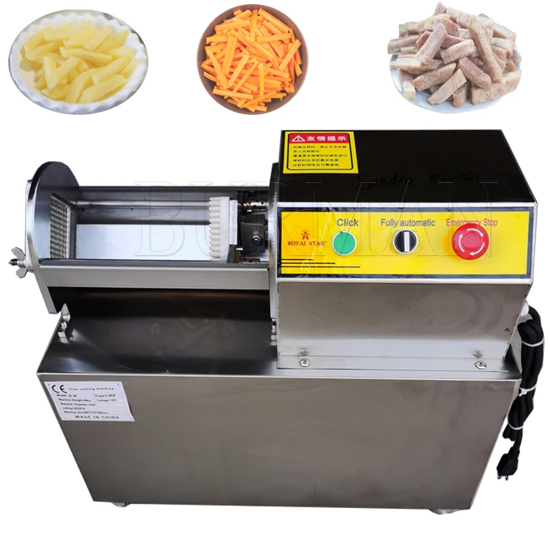 

2023 Electric Vegetable Cutting Machine Shredder Zucchini Potato Cutting French Fries Kitchen Accessories