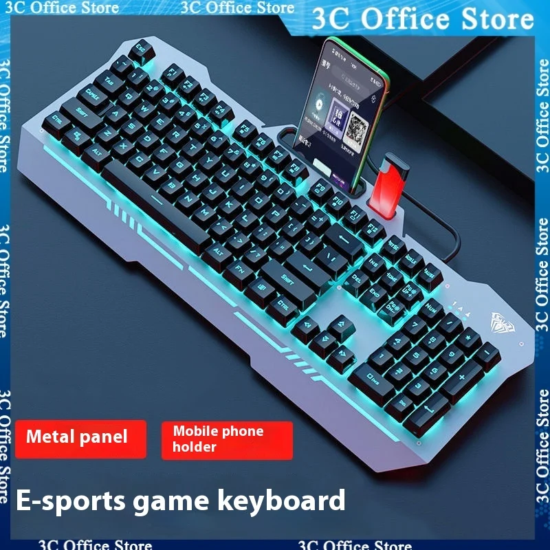 Aula F3010 Mechanical Feel Keyboard Gaming Esports Peripherals Desktop Computer Laptop Dedicated Wired Keyboard Boy Desktop Gift