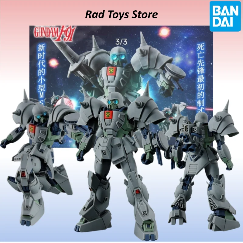 Officially Licensed Bandai Re 100 Xm-01 Den An Zon Figure Anime Mobile Suit Gundam F91 Crossroad Character Model Holiday gifts