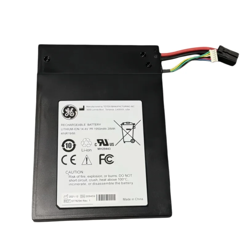 5450061  POWER Li-Ion Battery for GE Ultr asound Logiq S7, S8 Expert, P7, P9, E10; Voluson P8, S8 Type 5450061-3, 480304-2