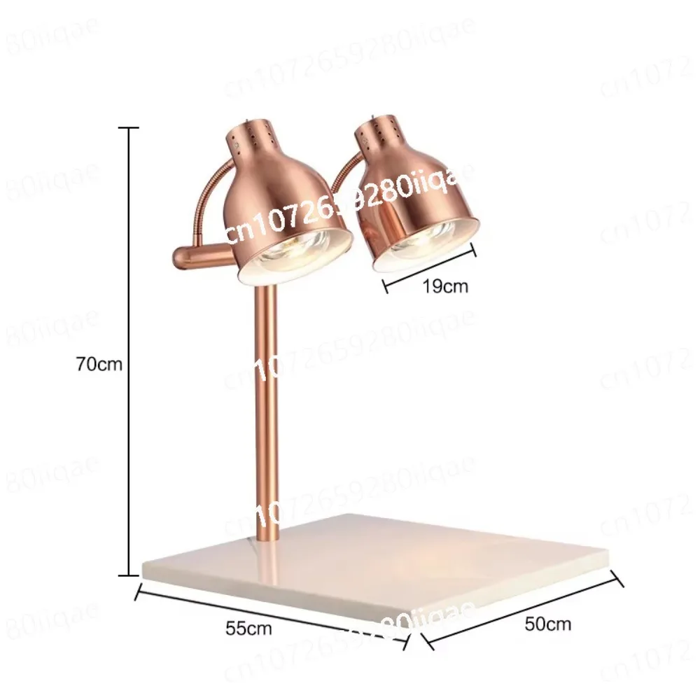 المطبخ التجاري المنزلية لوازم المطاعم المحمولة الكهربائية 1/2 رئيس سخان الطعام التدفئة الخفيفة #4