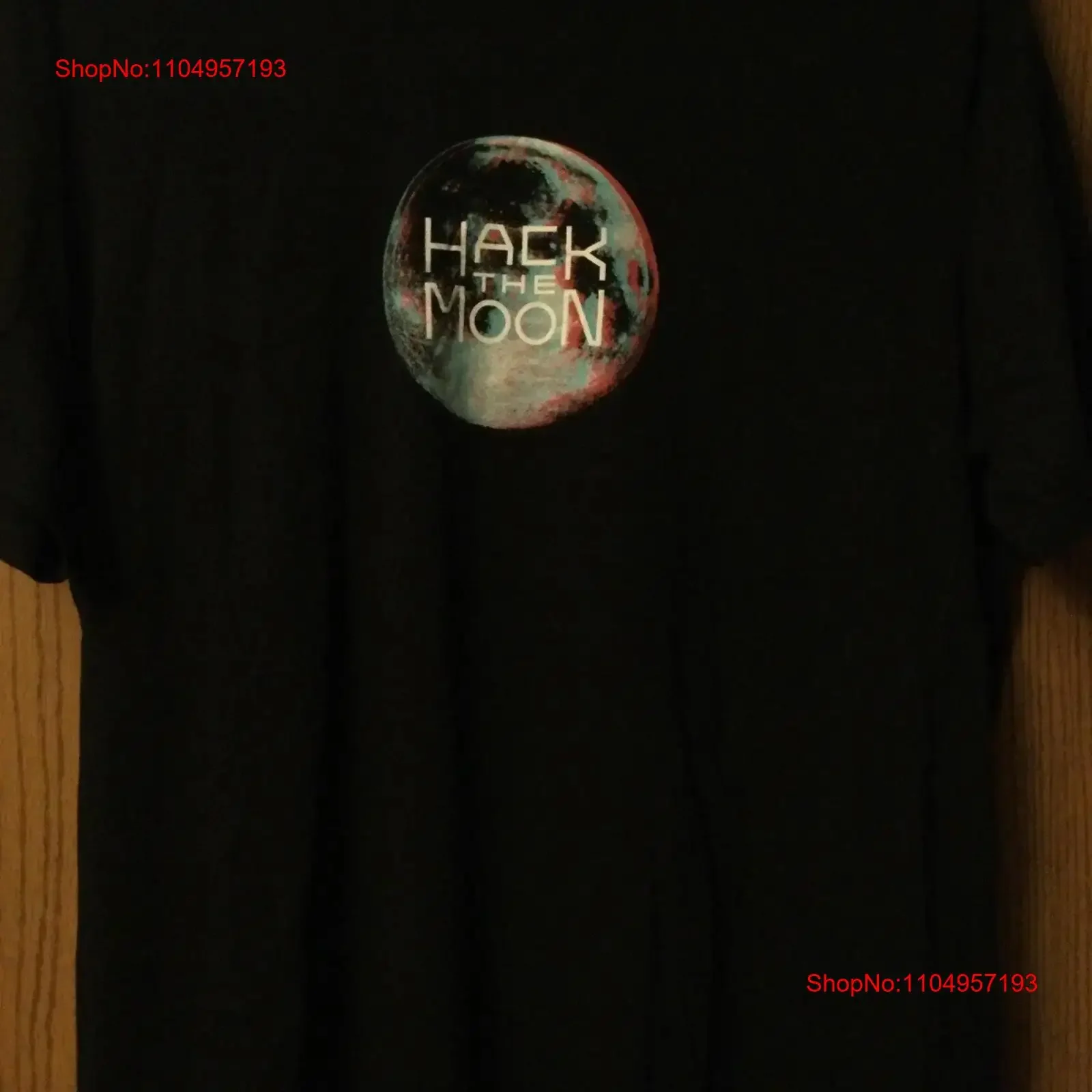 

Черная футболка Hack The Moon District XL, винтажная стираная унисекс, мягкий универсальный мужской топ для повседневной носки, удобная мода