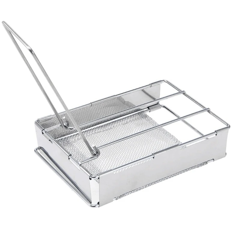 Adjusted Bread Toaster Stand Folding Grill for Campfires and Picnics Barbecue