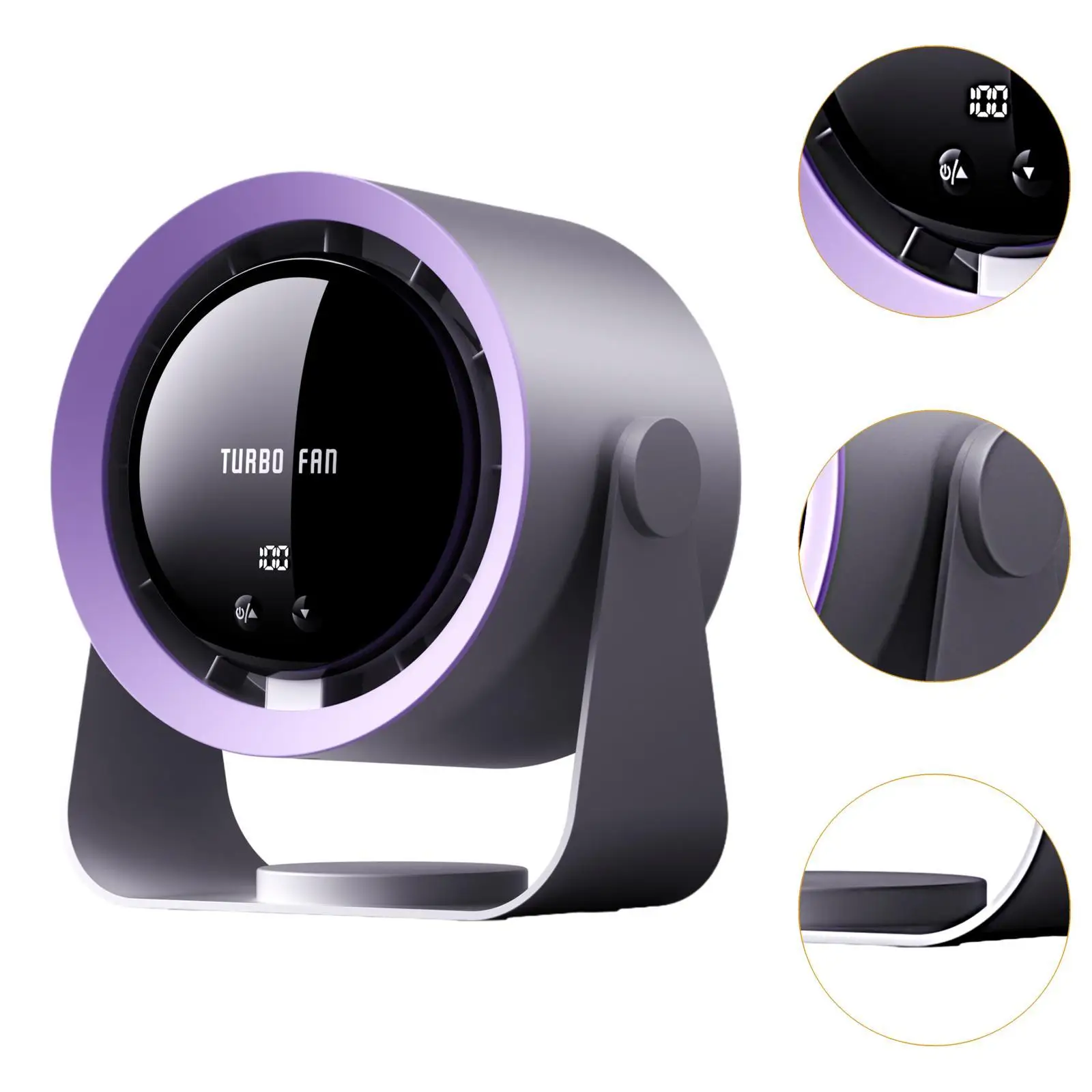 مروحة مكتب محمولة هادئة ومروحة طاولة صغيرة مروحة شخصية للتخييم والمشي لمسافات طويلة في السيارة