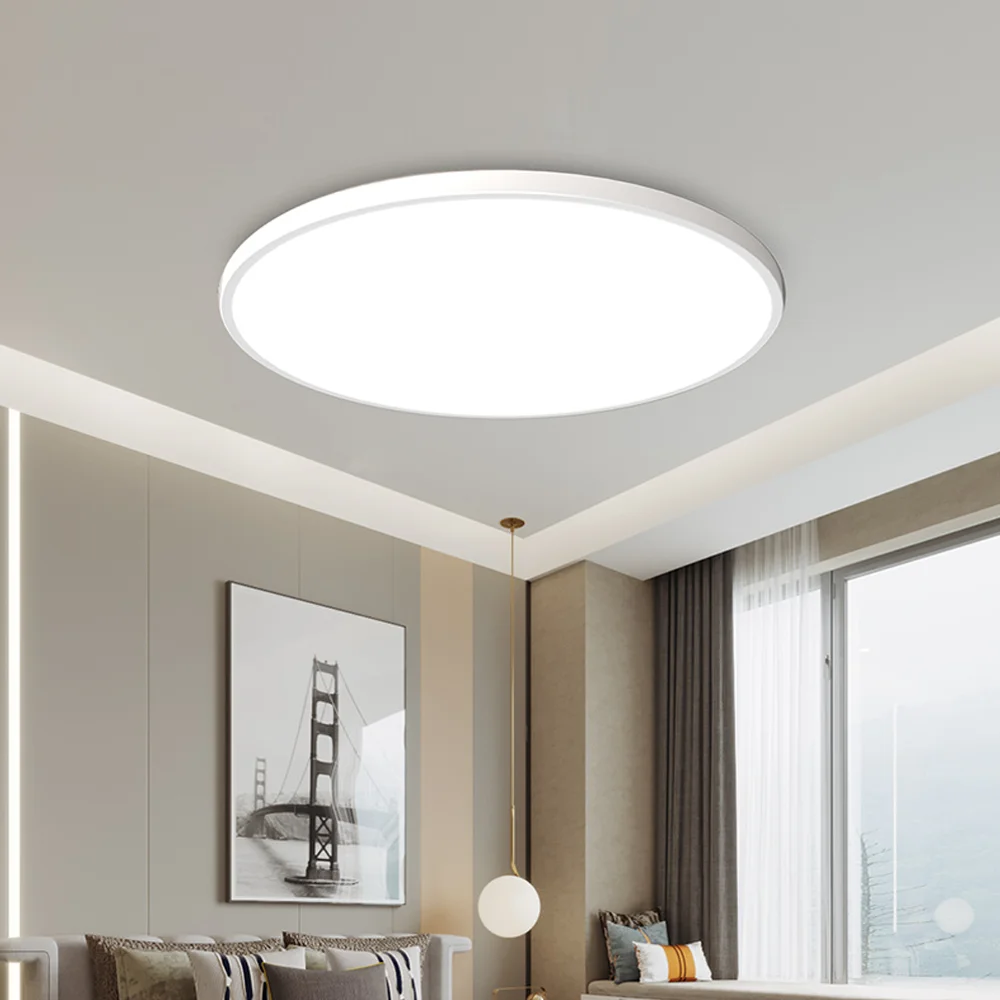 

Ultra-thin Led Ceiling Lights Modern Surface Mount LED Panel Lamps For Living Room Bedroom High Brightness 20/32/36/48/80W 220V