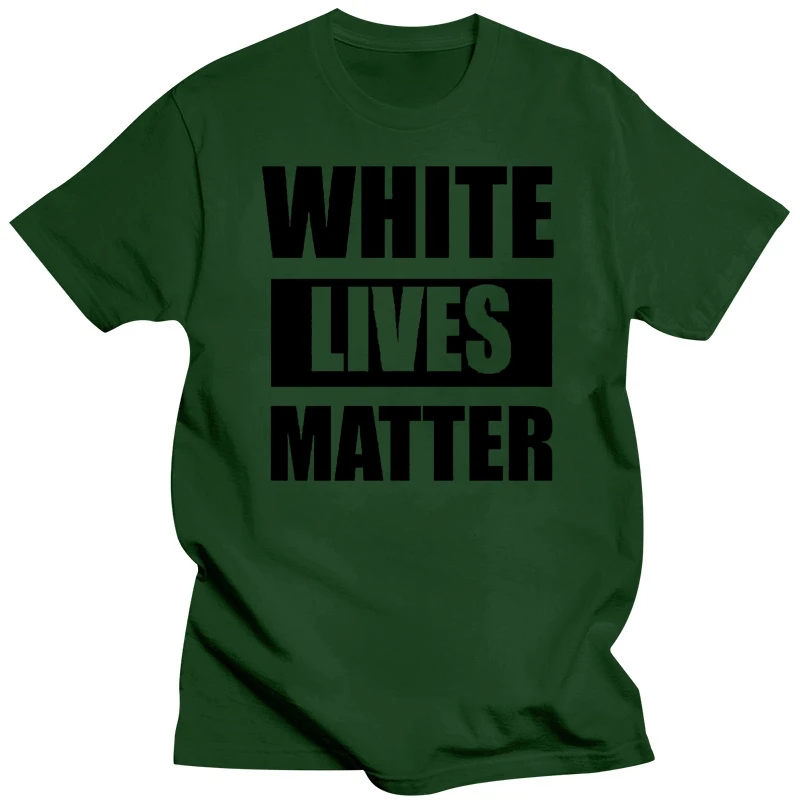 WHITE LIVES MATTER Funny Humor BLM Support Equality All Lives Matter New T-Shirt