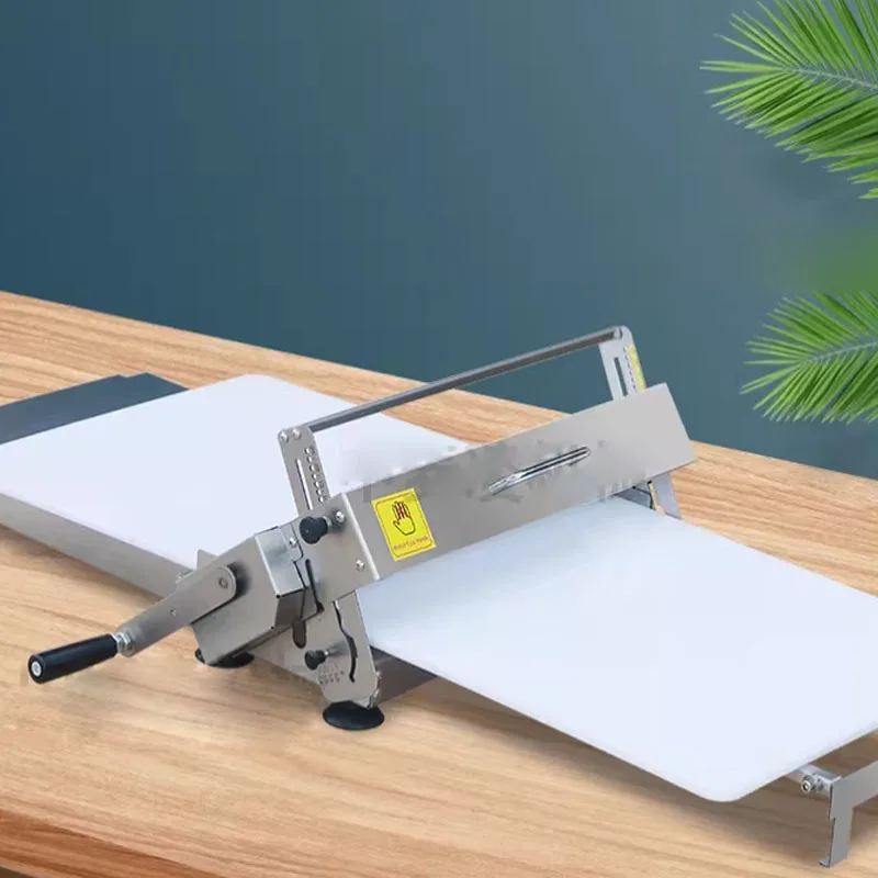 

Hand Crank Dough Sheeter Stainless Steel Puff Pastry Laminating Machine Dough Flattener Laminator Maker Croissant Bakery Tool
