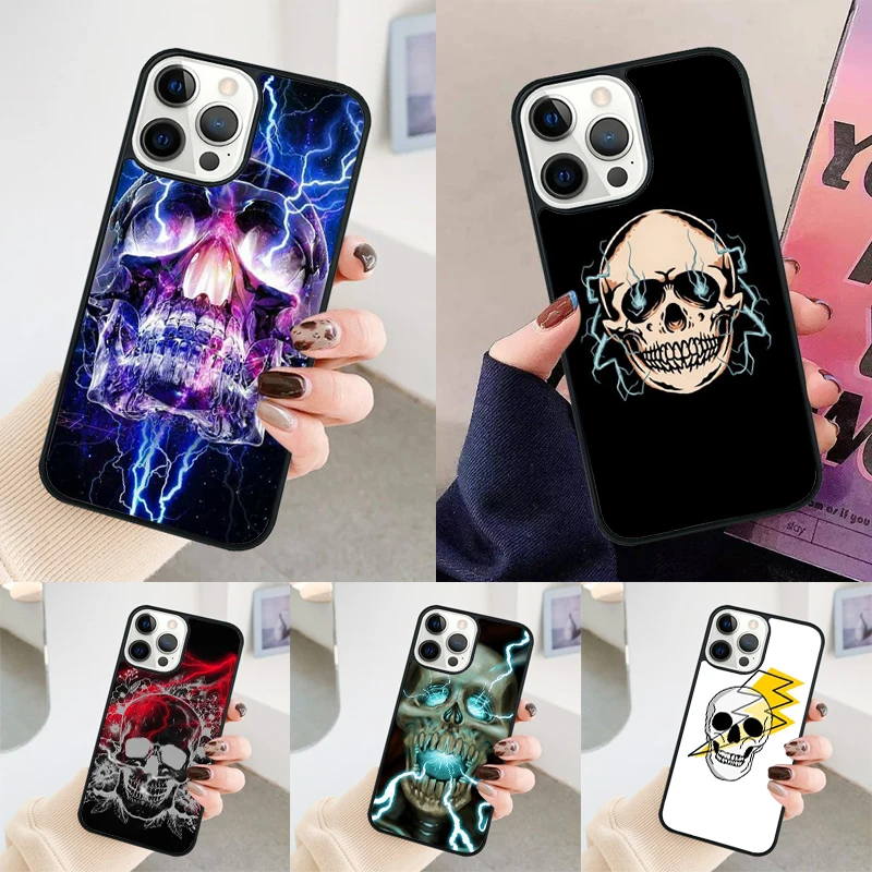 Lightning Bones phone case Cover For iPhone 14 15 16 Pro Max SE 2020 coque For apple 11 12 13 Pro Max Mini 7 8 Plus