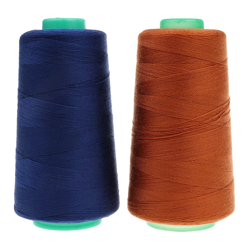 3000 Yards/Spool 20S/3 Sewing Thread For Extra Strong Upholstery Jeans Demin Button Seams for Sewing Leather Bag Case Making