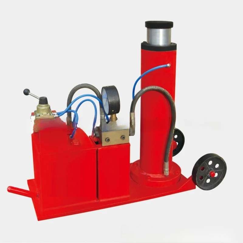 

Cart manual hydraulic single column top height machine double pump girder jack SYD-30T/50T/80T/100T