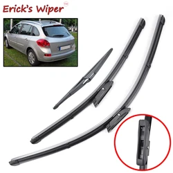 Erick's Wiper Front & Rear Wiper Blades Set For Renault Clio 3 Grandtour 2008 - 2012 Windshield Windscreen Window 24
