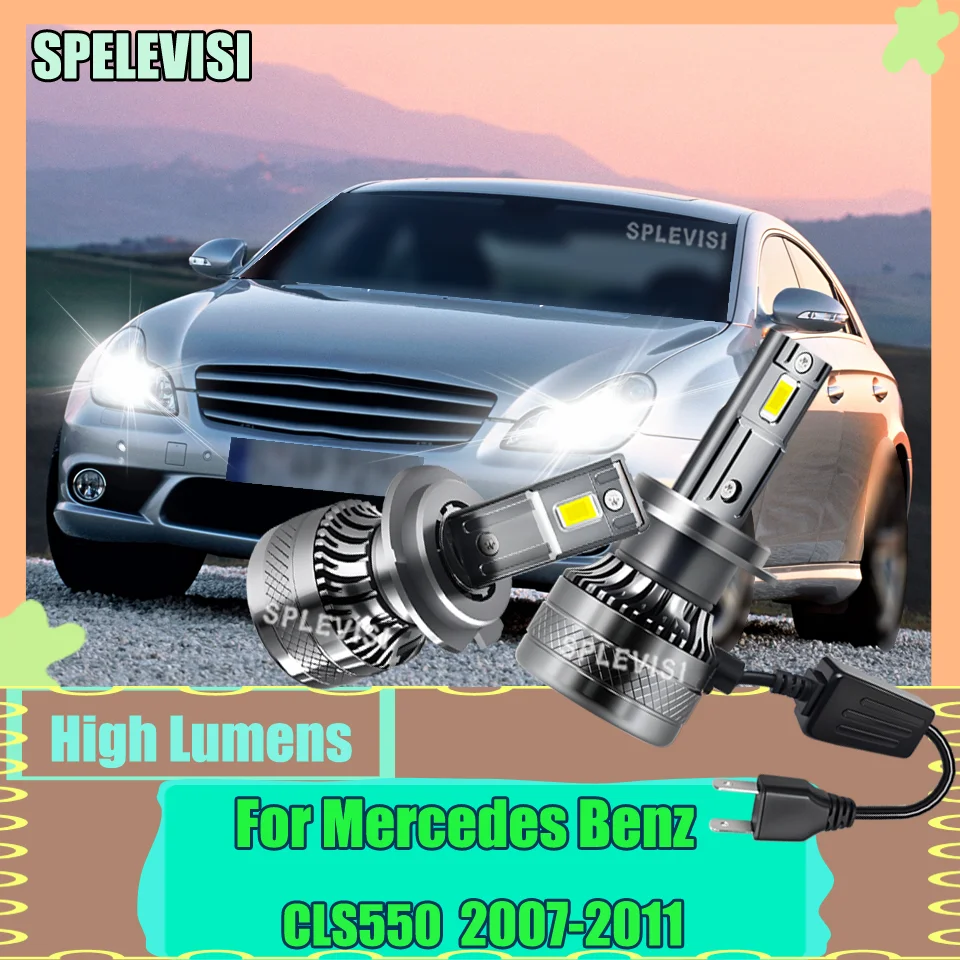 

H7 Bulbs 12V 200W 20000LM Car Headlight Turbo Lamp Achieve high efficiency For Mercedes Benz CLS550 2007 2008 2009 2010 2011