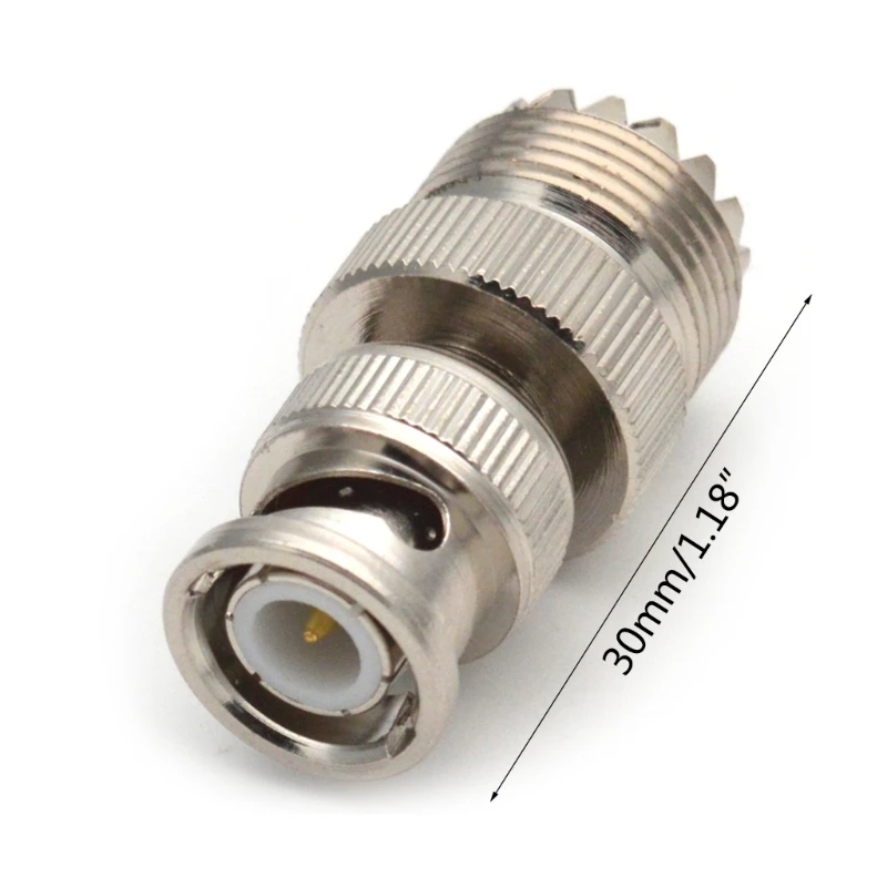 1PC UHF SO-239 PL-259 to BNC Male UHF SO239 PL259 Female RF Connector Adapter Test Converter