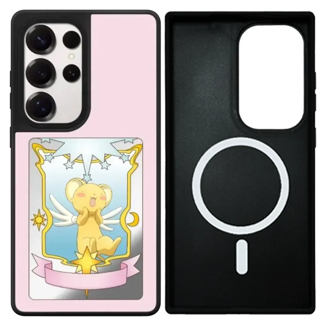 

Creative Cartoon Magic Pets Mirror / Acrylic Magnetic Case: Compatible with Samsung Galaxy S23 U S24U S25 Ultra S25+ Plus Shell