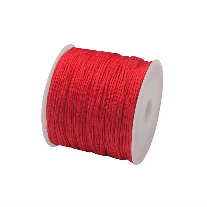 43Yards/Roll Nylon Cords Chinese Knot Macrame Rope Bracelet Braided String DIY Accessories Tassels Crafts Making Beading Threads