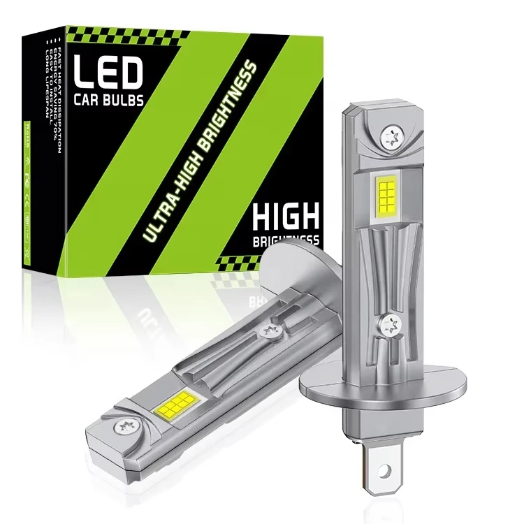 

2 шт. светодиодные лампы H1 Canbus для фар, 800000 лм, суперяркие, беспроводные, турбо-противотуманные, 6000K, автомобильные, мини-размер
