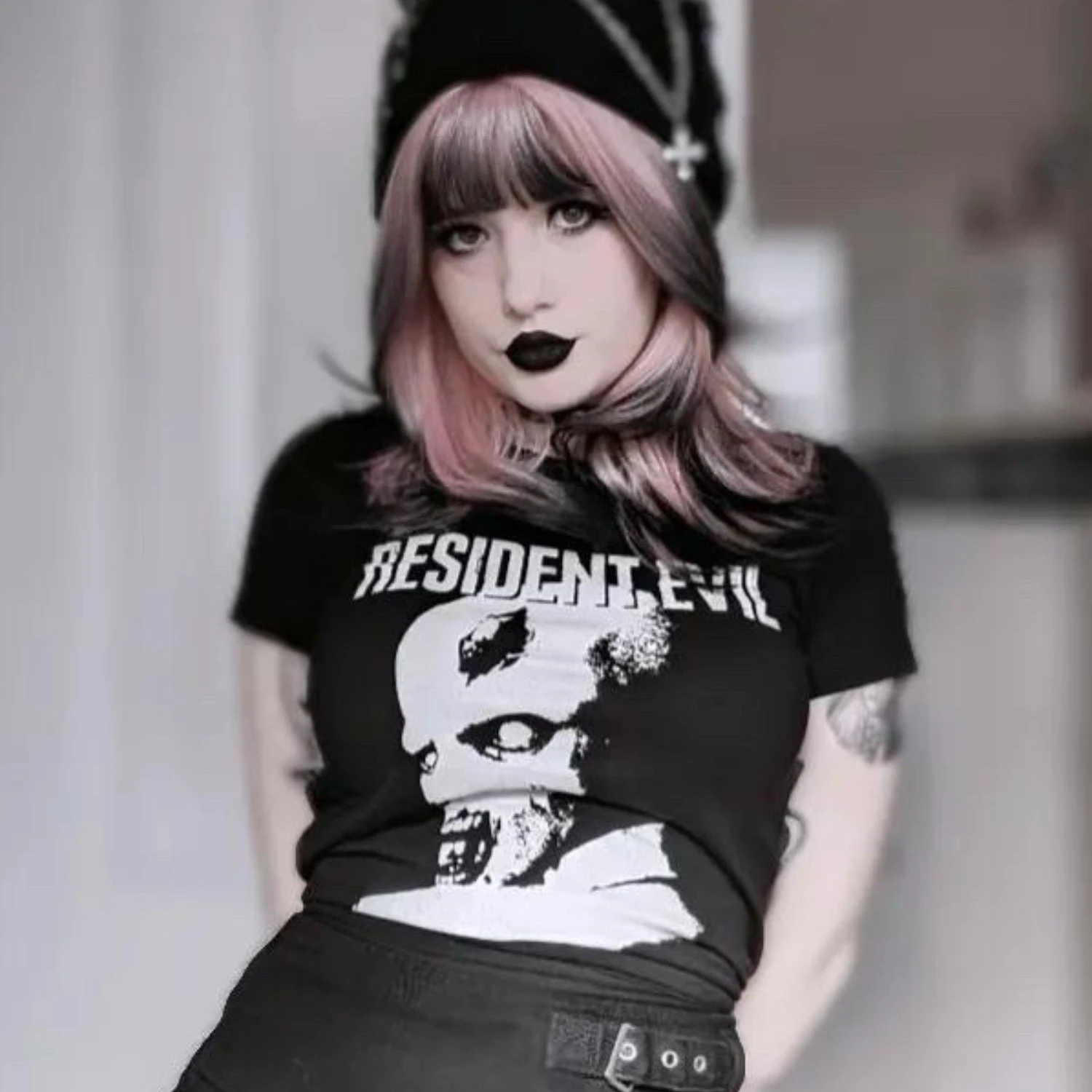 Resident Evil Umbrella Corp Logo Classic Game T-shirt Cotton Graphic Tee Men Women Summer Streetwear