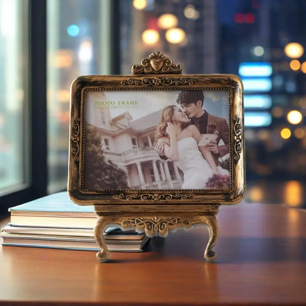 European Style 7 Inch Photo Frame Creative Fashion Photo Albums Retro Simple Picture Frame Gift