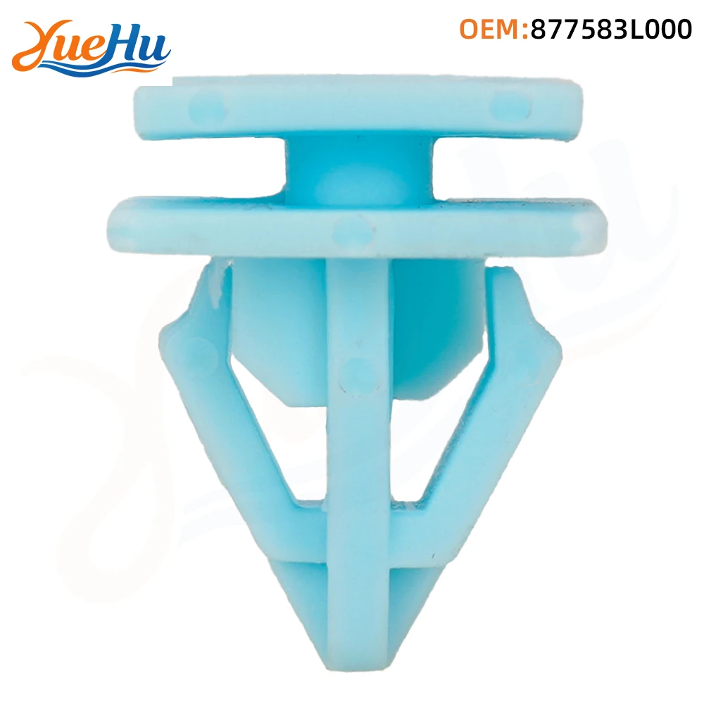 

YUEHU 25PCS Auto Fastener Side Skirt Sill Moulding Cover Trim Clips 877583L000 Fit for Hyundai Plastic Fastener