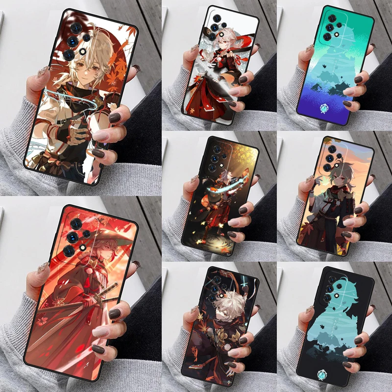 Kaedehara Kazuha Phone Case For Samsung Galaxy S23 S21 S20 FE S24 S22 Ultra Note20 S10 S9 S8 Plus A40 A52 A12 A13 A53